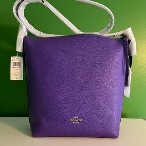 Gorgeous purple Coach Val Duffle NWT
